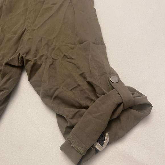 Size L Miss Me Womens large Green Aztec Top Shirt Double Breasted Button Front - Picture 6 of 12